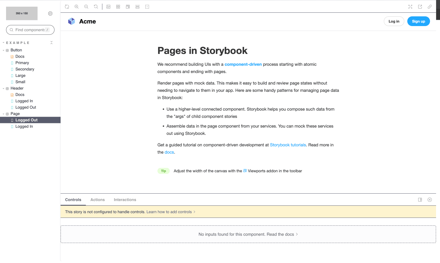 Storybook custom theme loaded